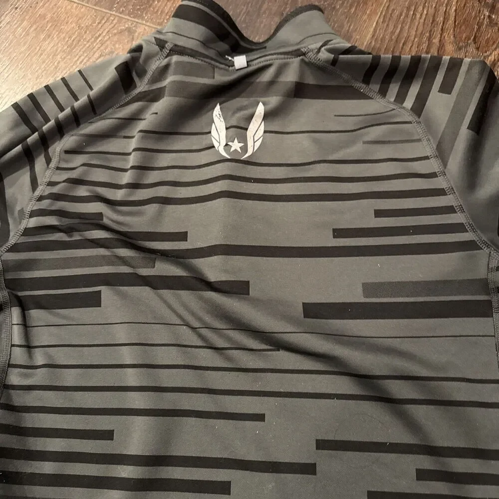Nike Running Lightweight Long Sleeve Running 1/4 Zip Top; USA America; Adult Sm